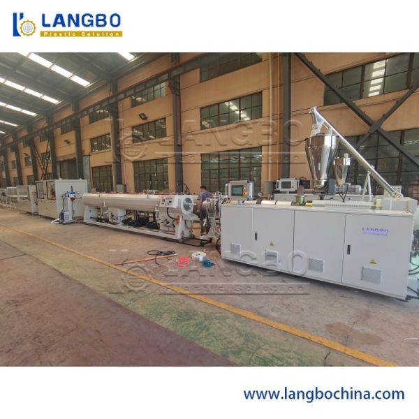 PVC Pipe Making Machine Reducing Rough Inner Surface During Continuous Production