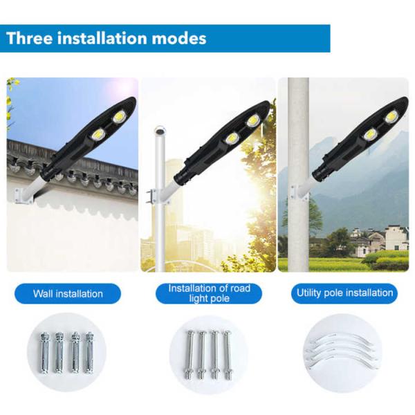 Electric Waterproof LED Street Light with AC85-265V Input Voltage and Long Lifespan