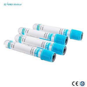 Vacuum Coagulation Blood Test Tube Disposable CE Approved BLUE CAP