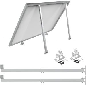 Custom Length Anodized Solar Panel Bracket for Flat Roof and Wall Mounting