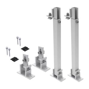 Anodized Aluminum Solar Panel Photovoltaic Tilt Roof Mounting Bracket for