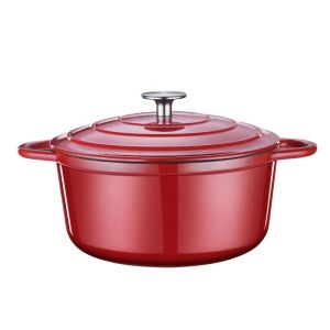 Multi Purpose Cookware Round Dutch Oven Enameled Cast Iron Soup Pot Non-stick