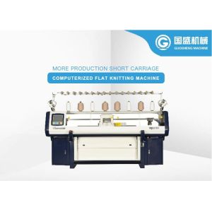 Mixed Fiber Jacquard 66 Inch Sweater Flat Knitting Machine