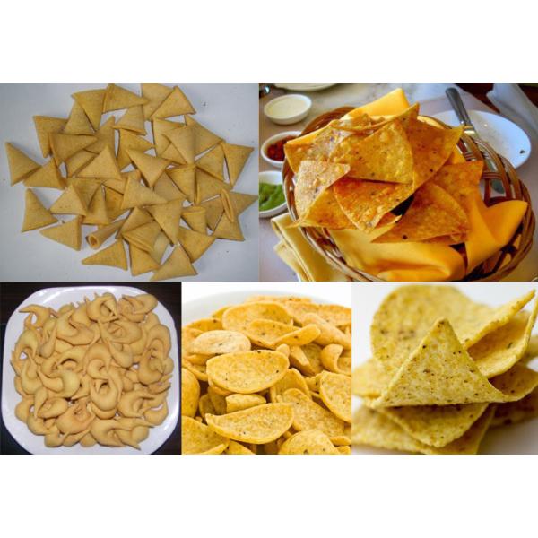Fully Automatic Corn Tortilla Doritos Snacks Food Making Machinery