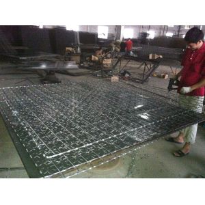 Continuous Durable Wire Mattress Spring Coil , Mattress Filler Spring Heat