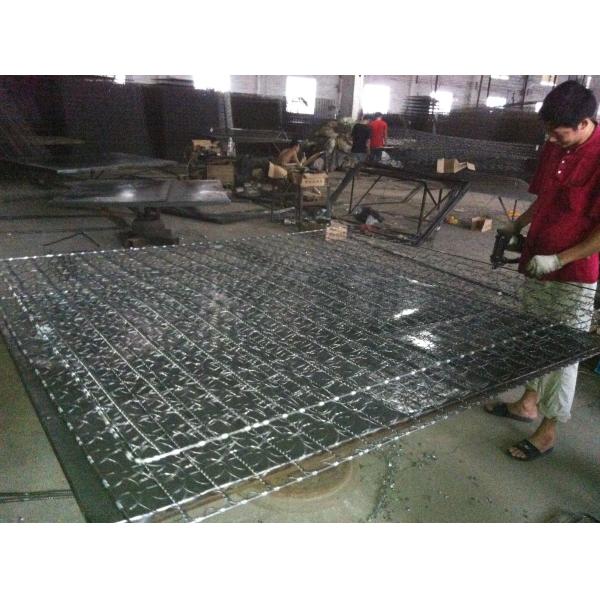 Continuous Durable Wire Mattress Spring Coil , Mattress Filler Spring Heat