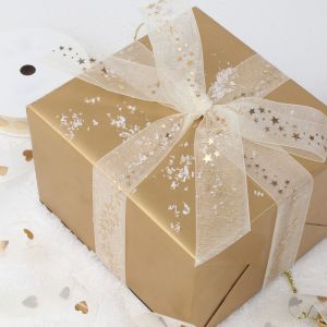 China Factory Wholesale Custom Printed Christmas Ribbon Roll Polyester