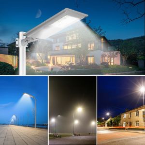 Aluminum High Power Solar Street Light Motion Sensor DC 100 W 200 W 300 W IP66