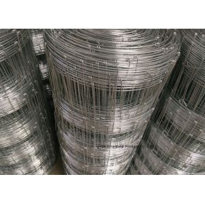 Hot Dipped Galvanized Field Fence , High Tensile Woven Wire Fence Rolls