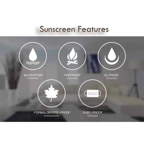 Bathroom Exterior Patio Solar Shades Indoo Window Coverings Covers For House PVC Green Automatic Roller Blinds Ireland