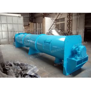 Environment Protection Continuous Ribbon Blender For Sludge / Waste Treatment