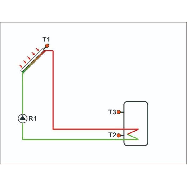 Intelligent Solar Water Heater Sr208c WiFi Solar Collector Controller