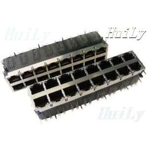 Quality RJ45 Transformer 2X8+LED EMI 1000BASE for sale