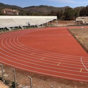 13mm Thickness Synthetic Rubber Athletic Running Track Professional Sandwich