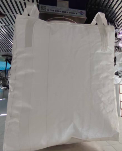 Buy UN Big Bag FIBC Bulk Bag with Blue Loop Color Filling Spout and Double Chain Stitching at wholesale prices
