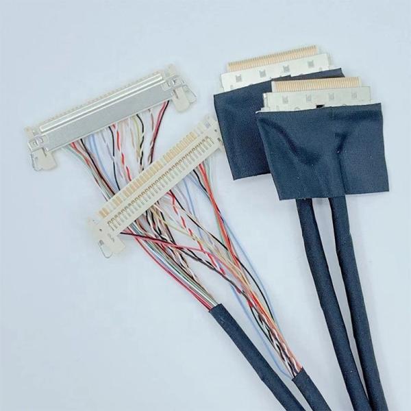 ACES88441 Connector To FI-X30HL Lcd Lvds Cable , Automotive Wiring Harness