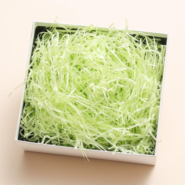 Straight Green Shredded Paper Basket Filler For Wedding / Party / Holidays