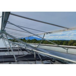 Multi Span Sawtooth Greenhouse Flower Farm Greenhouse 32m-80m