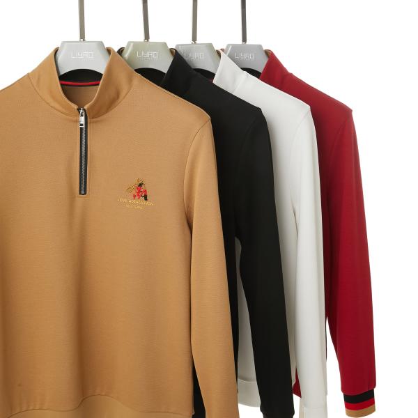 Gender-Neutral Stand Collar Cotton Hoodie for Anti-wrinkle and Anti-pilling