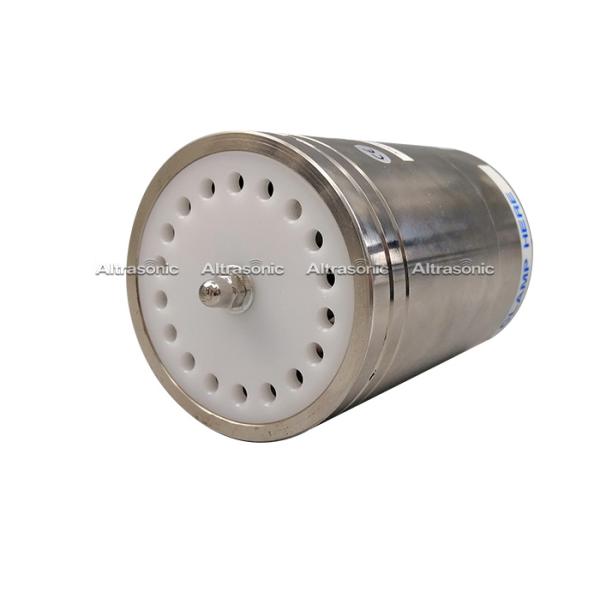 Silver 20Khz Ultrasonic Level Transducer With 6pcs Ceramic Repalcement Branson CJ20