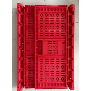 Nestable Mesh Vegetable Plastic Moving Crates Storage Turnover Box Delivery