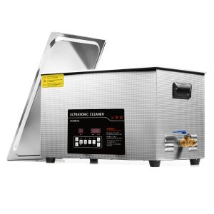 Quality Capacity 30L Dual Power Ultrasonic Cleaning Machine With Heating Power for sale