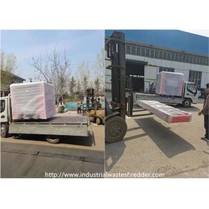 200HP Plastic Waste Shredding Machine Rotating Blades Cutting