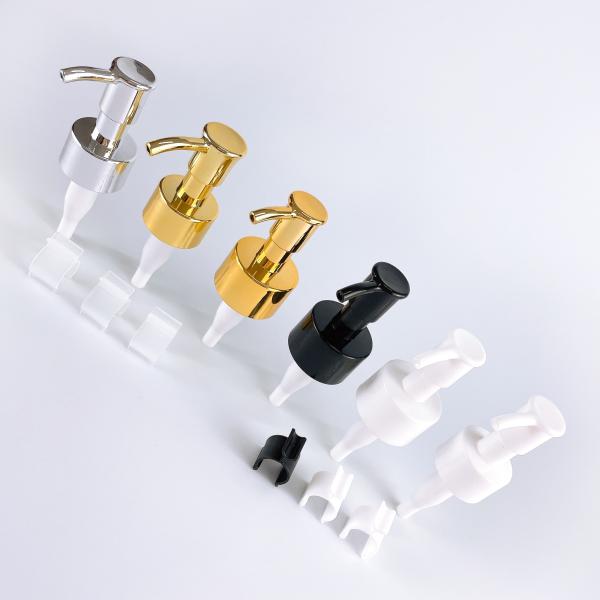 24/410 28/410 Customized UV coating gold silver black white head bird lotion pump