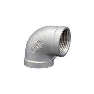 Quality 3/4&quot; 1/8&quot; 1/4&quot; 3/8&quot; 1/2&quot; 1&quot; BSP NPT Female Thread 304 Stainless Steel 90 Degree Elbow Pipe Fitting for sale