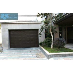 Remote Control Sectional Overhead Garage Door Galvanized Steel