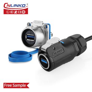 USB Plug Male Female USB3.0 Panel Mount Wall Mount Receptacle Dust Cover