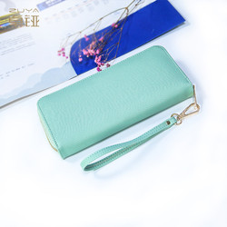 21x10cm Long Zipper Wallet , Debossed TPCH Ladies Wallet Clutch