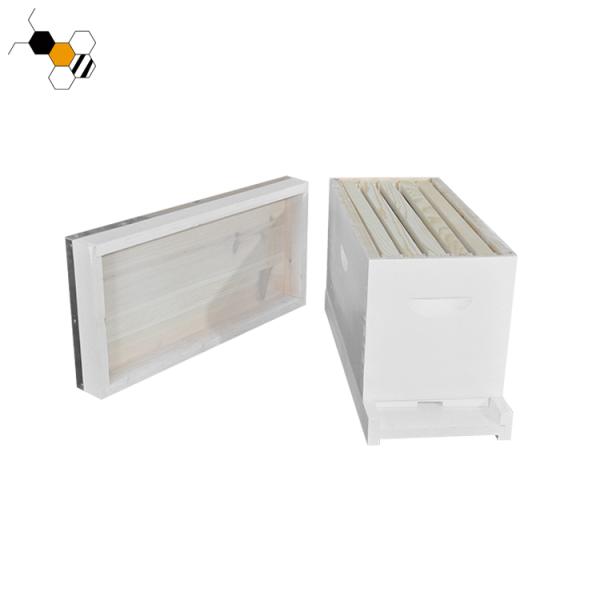Painted White Langstroth Nuc Box Bee Hive Equipment Wooden Bee Hive