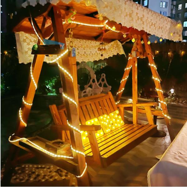 5V/11W Solar LED Waterproof Light Strips Are Directly Supplied For Courtyard,BBQ Camping Light Strips Ambient Lighting