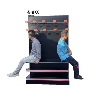 Factory Custom size color convenience store black rak display store shelf