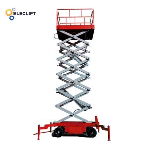 Powder Coating Mobile Hydraulic Lift Platform With Outriggers