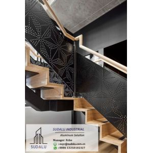 Customized Metal Railing Panel for Staircase Aluminum Carved Screen