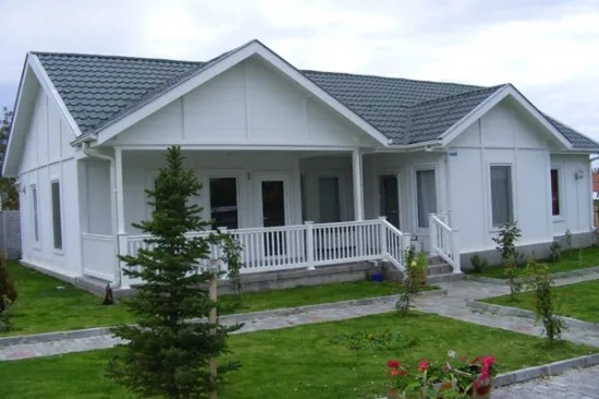 Buy High Insulated ASTM Light Steel Prefab House , DIN Light Steel Structure House at wholesale prices