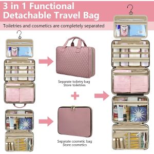 High Quality top sales bags completely detachable independent toiletry bags