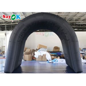 Black Inflatable Tunnel Tent Multi Function For Activities Exhibitions