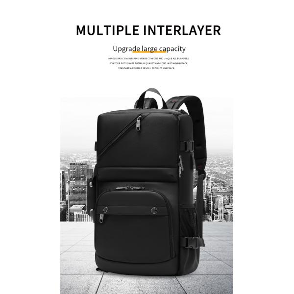 Multifunctional Waterproof Business Backpack Accept Customizable Logo