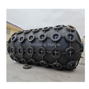 Marine Floating Fender Pneumatic Rubber Defense with Tyre Chain Net