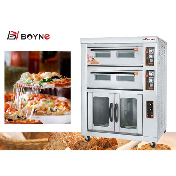 One Deck One Tray Electric Bakery Deck Oven with Six Tray Proofer using for bakery equipment