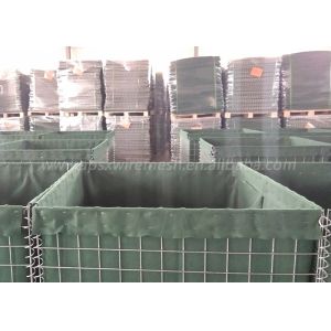 Defensive 1mx1mx1m Safety Hesco Barrier Sand Wall