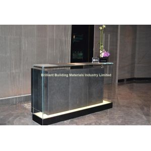 Otta Quartzite Furniture Reception Desk Honed