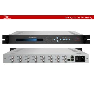 DVB-S/S2/C to IP Gateway