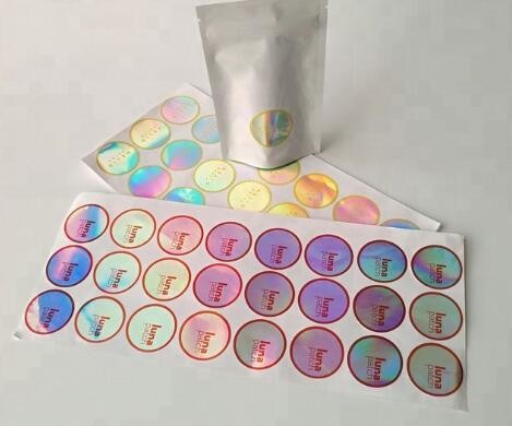 Laser Holographic Material Printed Heat Seal Aluminum Foil Packing Plastic Bag