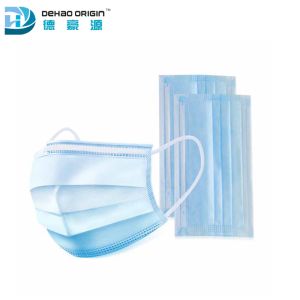 Single Use 9.5cm Ear Band 3 Ply Non Woven Face Mask