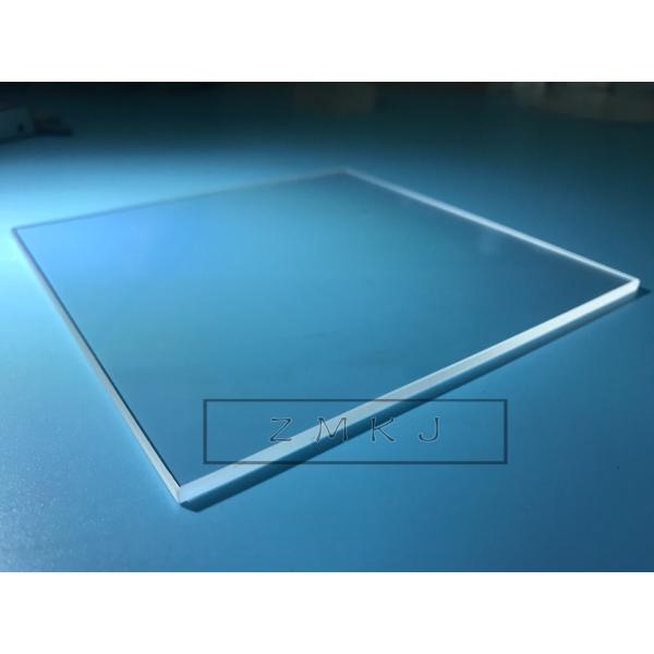 Buy 116x116mm Square Sapphire Optical Windows , Sapphire Crystal Glass 8mm Thickness at wholesale prices
