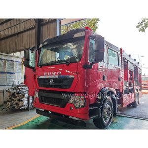 Quality Sinotruk HOWO 4ton Dry Powder Fire Fighting Truck for sale